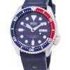 Seiko Automatic SKX009J1-LS13 Diver's 200M Dark Blue Leather Strap Men's Watch