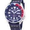 Seiko Automatic SKX009J1-LS15 Diver's 200M Dark Blue Leather Strap Men's Watch