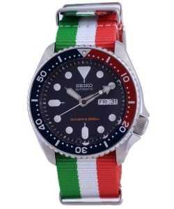 Seiko Automatic Divers Polyester SKX009K1-var-NATO23 200M Mens Watch