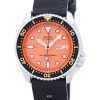 Seiko Automatic Diver's Ratio Black Leather SKX011J1-LS8 200M Men's Watch
