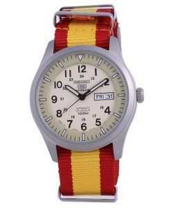 Seiko 5 Sports Military Automatic Japan Made SNZG07J1-var-NATO29 100M Mens Watch