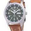 Seiko 5 Sports SNZG09J1-LS17 Japan Made Brown Leather Strap Men's Watch