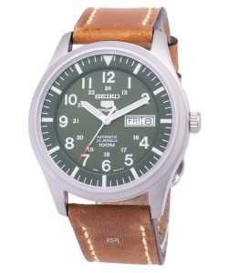 Seiko 5 Sports SNZG09K1-LS17 Automatic Brown Leather Strap Men's Watch