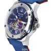 Bulova Marine Star Open Heart Blue Dial Automatic Diver's 98A282 200M Men's Watch