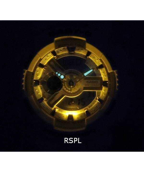 Casio Baby-G Analog Digital Pastel Meets Metallic Quartz BA-110XPM-6A BA110XPM-6 100M Womens Watch