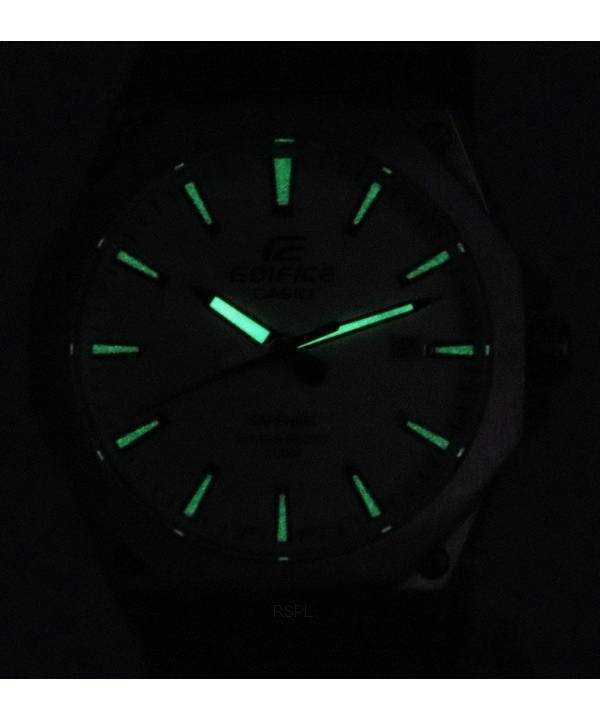 Casio Edifice Stainless Steel White Dial Quartz EFR-S108D-7A EFRS108D-7 100M Men's Watch