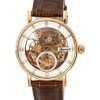Ingersoll The Herald Leather Strap Rose Gold Skeleton Dial Automatic I00401B Men's Watch