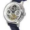 Ingersoll The Jazz Sun and Moon Phase Leather Strap Skeleton Silver Dial Automatic I07702 Mens Watch