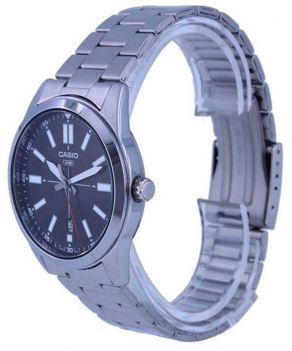 Casio Classic Analog Black Dial MTP-VD02D-1E MTPVD02D-1 Men's Watch