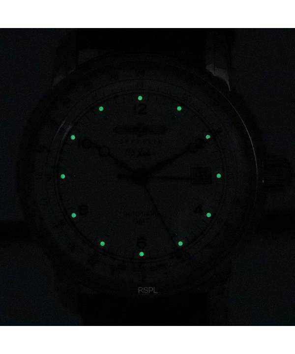 Zeppelin 100 Jahre GMT Leather Strap Silver Dial Automatic 86661 Men's Watch