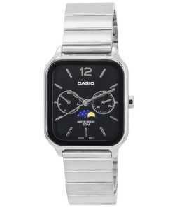 Casio Standard Analog Moon Phase Black Dial Quartz MTP-M305D-1A Men's Watch
