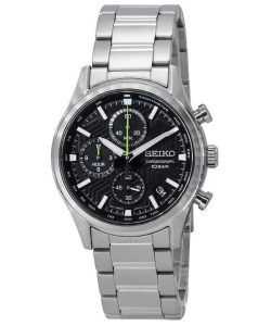 Seiko Conceptual Chronograph Black Dial Quartz SSB419P1 100M Men's Watch