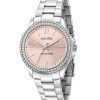 Sector 230 Just Time Crystal Accents Rose Gold Dial Quartz R3253161536 100M Womens Watch