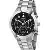 Sector 670 Dual Time Multifunction Stainless Steel Black Dial Quartz R3253540013 Womens Watch