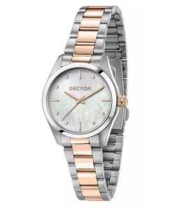 Sector 270 Just Time Two Tone Stainless Steel Silver Dial Quartz R3253578508 Womens Watch