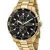 Sector ADV2500 Chronograph Gold Tone Stainless Steel Black Dial Quartz R3273643008 100M Mens Watch