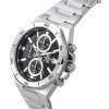 Casio Edifice Classic Standard Chronograph Analog Black Dial Quartz EFV-640D-1A 100M Men's Watch