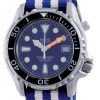 Ratio Free Diver Helium Safe Nylon Automatic Diver's 1066KE20-33VA-BLU-var-NATO2 1000M Men's Watch