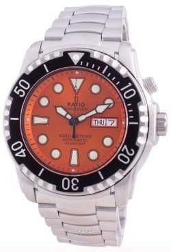 Ratio FreeDiver Helium-Safe 1000M Sapphire Automatic 1068HA96-34VA-ORG Men's Watch