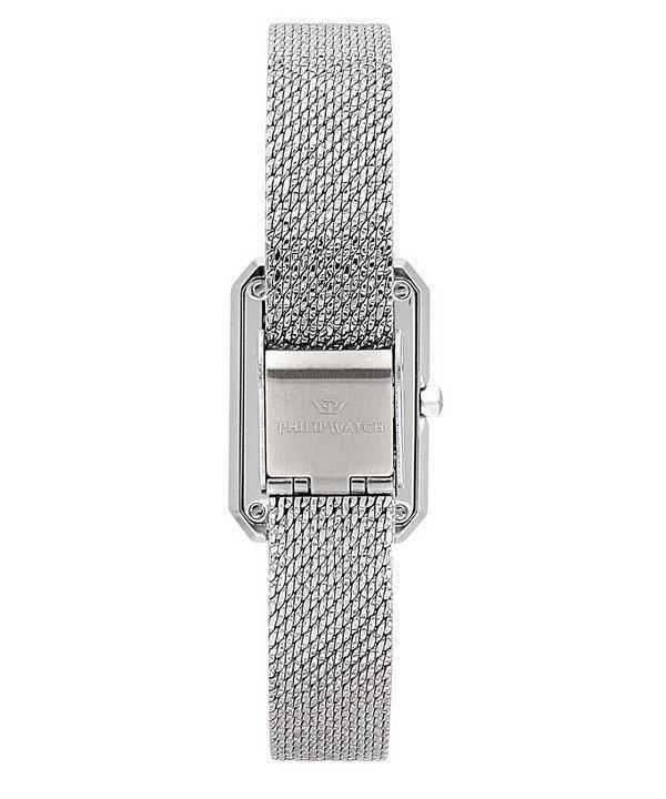 Philip Watch Newport Stainless Steel White Sunray Dial Quartz R8253213501 Womens Watch