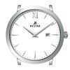 Westar Profile Leather Strap White Dial Quartz 50214STN101 Men's Watch