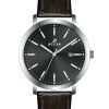 Westar Profile Leather Strap Black Dial Quartz 50216STN623 Men's Watch