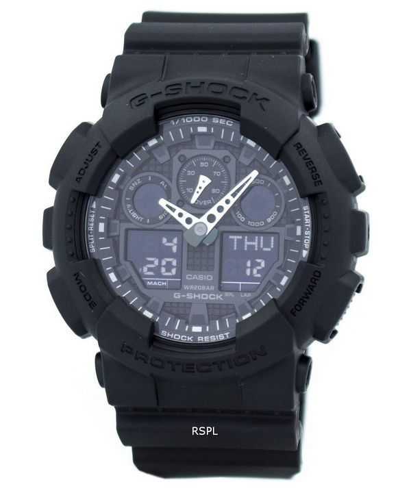 Casio G-Shock GA-100-1A1 GA100-1A1 Shock Resistant 200M Men's Watch
