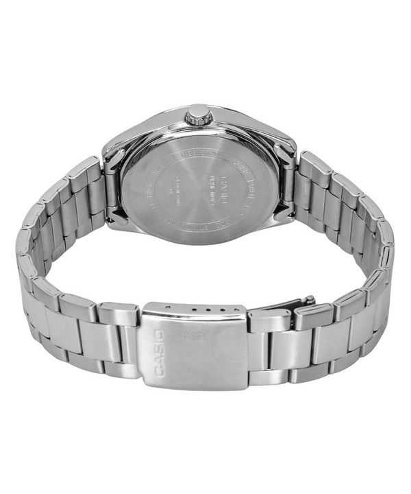 Casio Standard Analog Stainless Steel Black Dial Quartz MTP-1302D-1A1 Mens Watch