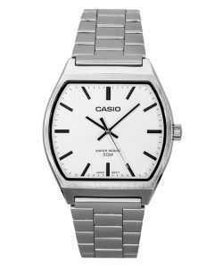 Casio Standard Analog Stainless Steel White Dial Quartz MTP-B140D-7A Men's Watch