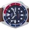 Seiko Automatic Diver's Ratio Brown Leather SKX009J1-LS12 200M Men's Watch