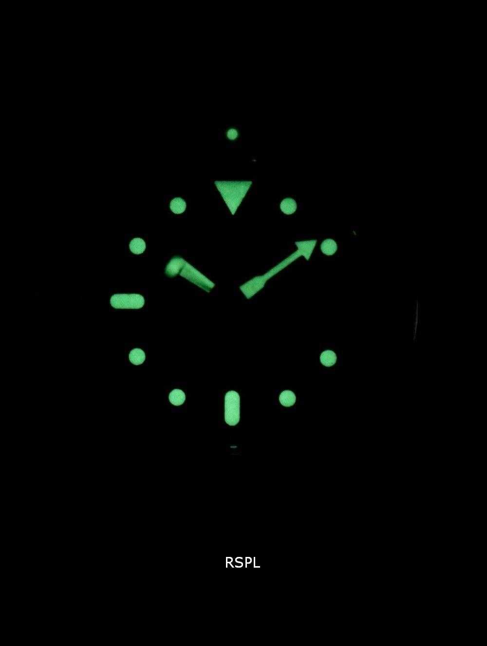 Seiko Automatic Diver's Ratio Black Leather SKX009J1-LS8 200M Men's Watch