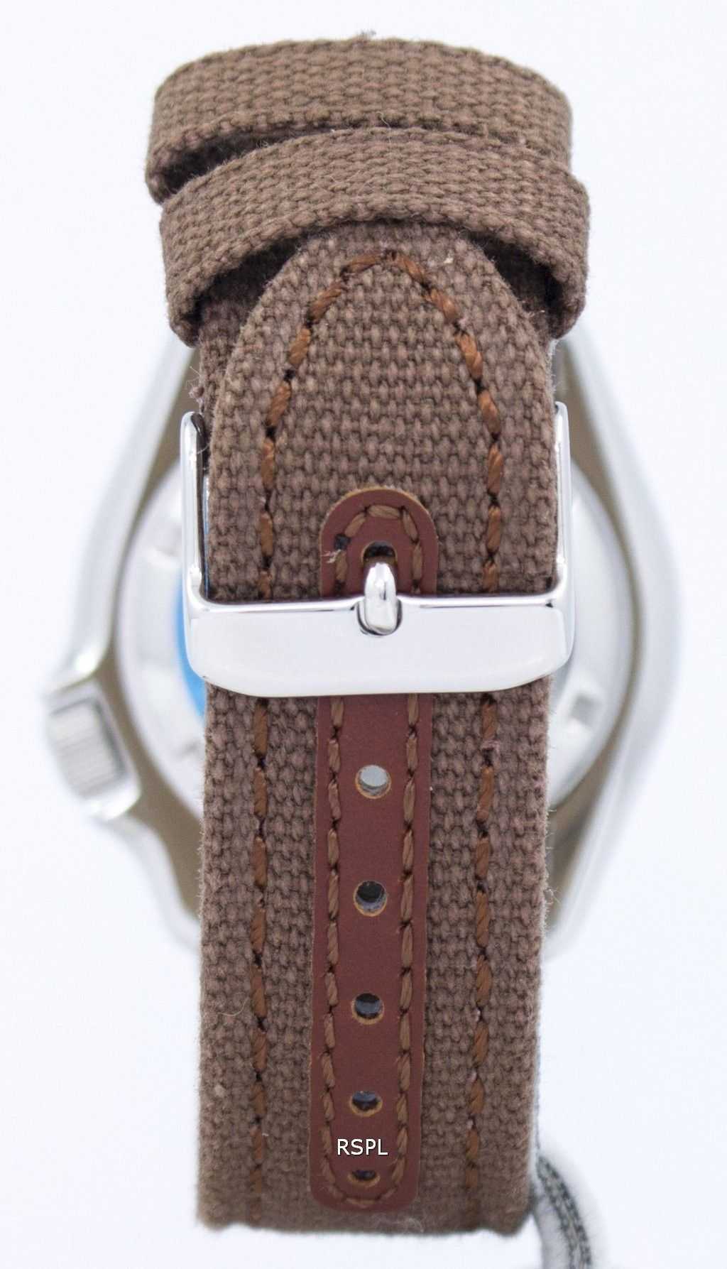 Seiko Automatic Diver's Canvas Strap SKX009K1-NS1 200M Men's Watch