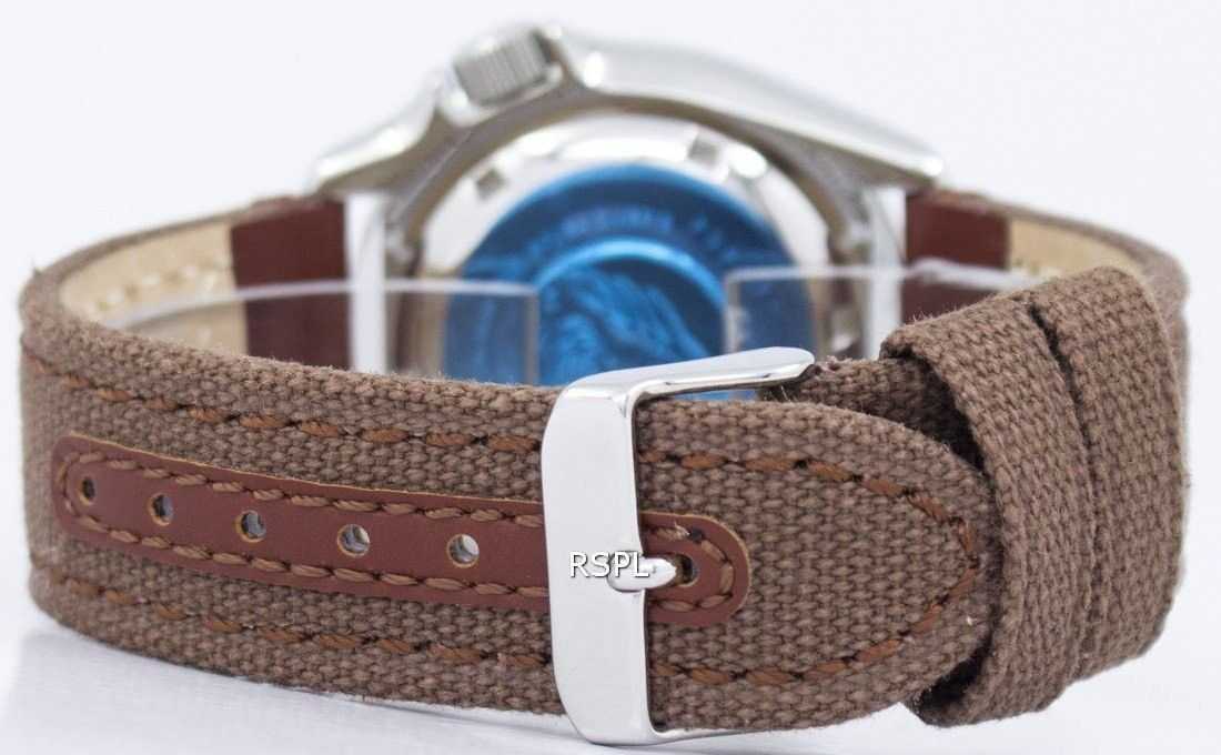 Seiko Automatic Diver's Canvas Strap SKX009K1-NS1 200M Men's Watch