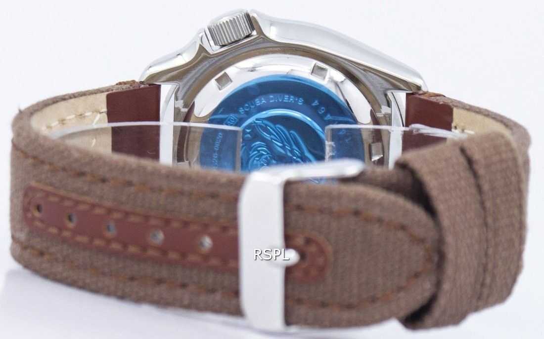 Seiko Automatic Diver's Canvas Strap SKX009K1-NS1 200M Men's Watch