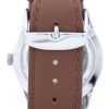Seiko 5 Sports Military Automatic Japan Made Ratio Brown Leather SNZG07J1-LS12 Men's Watch