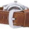 Seiko 5 Sports Military Automatic Japan Made Ratio Brown Leather SNZG07J1-LS9 Men's Watch