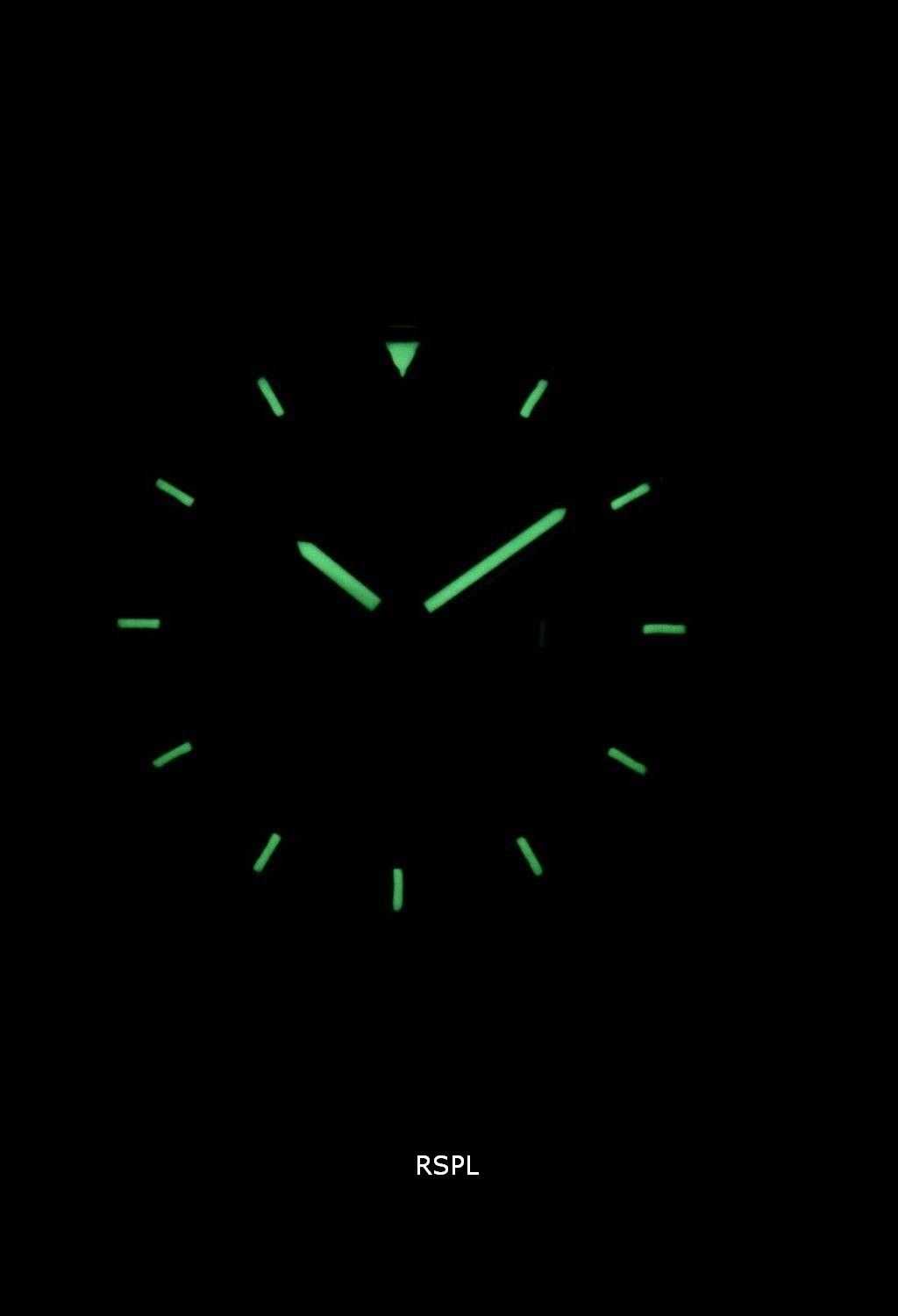 Seiko 5 Sports Automatic Japan Made Ratio Dark Brown Leather SNZG15J1-LS11 Men's Watch