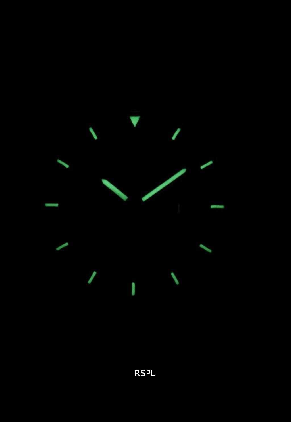 Seiko 5 Sports Automatic Japan Made Ratio Black Leather SNZG15J1-LS8 Men's Watch