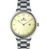 Westar Profile Two Tone Stainless Steel Light Champagne Dial Quartz 40218STN102 Womens Watch