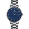 Westar Profile Stainless Steel Blue Dial Quartz 40218STN104 Womens Watch