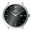 Westar Profile Leather Strap Black Dial Quartz 50214STN103 Mens Watch