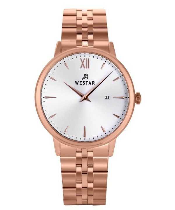 Westar Profile Stainless Steel Silver Dial Quartz 50215PPN607 Mens Watch