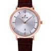 Westar Profile Leather Strap Silver Dial Quartz 50219PPN627 Mens Watch