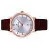 Westar Profile Leather Strap Silver Dial Quartz 50219PPN627 Mens Watch