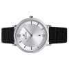 Westar Profile Leather Strap Silver Dial Quartz 50219STN107 Mens Watch