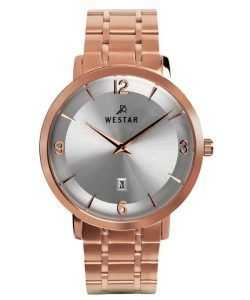 Westar Profile Stainless Steel Silver Dial Quartz 50220PPN607 Mens Watch