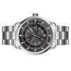Westar Profile Stainless Steel Black Dial Quartz 50229STN803 Mens Watch