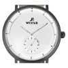 Westar Profile Leather Strap Silver Dial Quartz 50246GGN187 Mens Watch