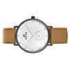 Westar Profile Leather Strap Silver Dial Quartz 50246GGN187 Mens Watch