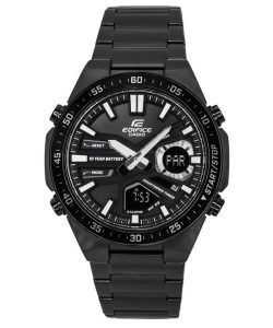Casio Edifice Analog Digital Stainless Steel Black Dial Quartz EFV-C110DC-1A 100M Men's Watch